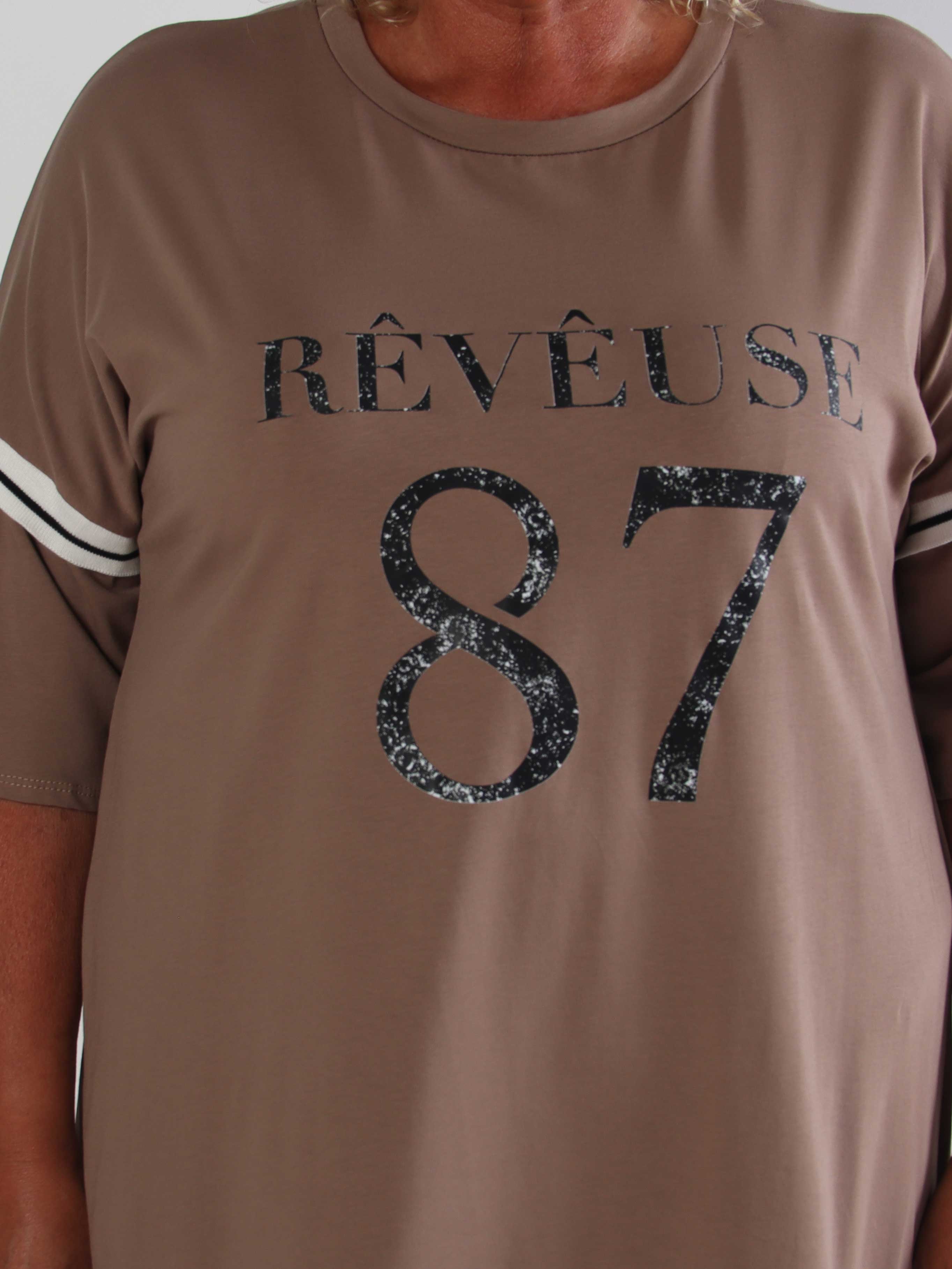 Lana - Plus size t-shirtklänning i mjuk bomull med snyggt